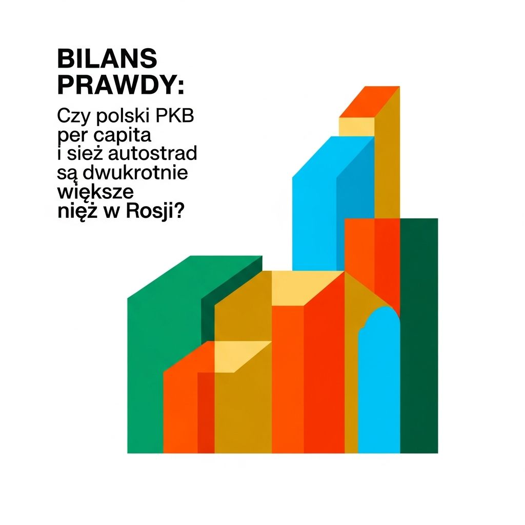 BILANS PRAWDY: Czy polski PKB per capita i sieć autostrad są dwukrotnie większe niż w Rosji?
